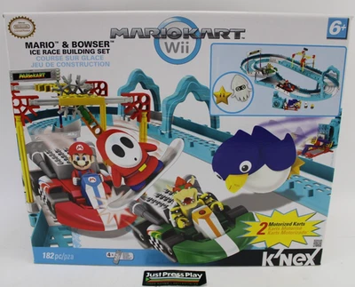 K'Nex Mario Kart Wii: Mario & Bowser Ice Race Building Set w/ 182 Pieces NIB - Image 1 of 4