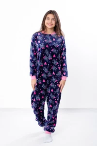Teen Girls’ Sleep Romper – Soft Breathable Fabric & Button Closure, Winter,  ... - Picture 1 of 6
