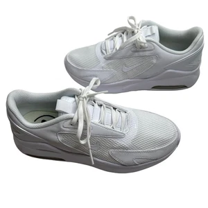 Nike Air Max Bolt Women's Size 8.5 Triple White Athletic Running Shoes Sneakers - Picture 1 of 8
