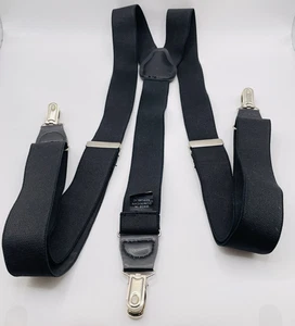Menge 2 verstellbare weiße X-Back & schwarze Y Form Hosenträger 1 1/4 Zoll Clips - Bild 1 von 10