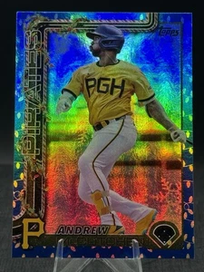 2025 Topps Holiday Blue Metallic Holiday Lights #H79 Andrew McCutchen Pirates - Picture 1 of 2