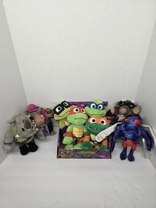 Teenage Mutant Ninja Turtles TMNT Mutant Mayhem 8 Zoll Schildkröte Set Plüsch 8 Stück - Bild 1 von 19