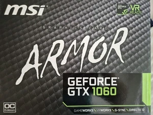 MSI NVIDIA GeForce GTX 1060 Armor OC 3GB GDDR5 PCI-E - Bild 1 von 3