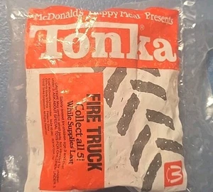 Camion dei Pompieri Vintage Sigillato Tonka Rosso McDonald's Happy Meal Giocattolo Camion dei Pompieri - Foto 1 di 2