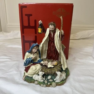 NIB Fitz Floyd Nativity Muscial "Silent Night" NIB #19-640 AWESOME COLLECTIBLE! - Picture 1 of 16