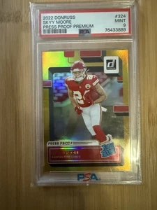 2022 Panini Donruss - Rated Rookie Press Proof Premium #324 Skyy Moore (RC) 🔥🔥 - Picture 1 of 1