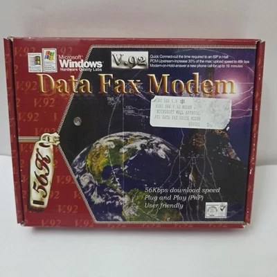 HiRO H50113 V92 56K External USB Data Fax Dial Up Internet Modem - Image 1 of 4