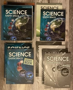 Abeka Science Earth and Space Student/Teacher Complete Set, Student Books R NEW - Picture 1 of 11