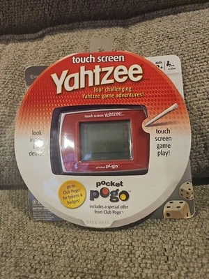 2009 Yahtzee POGO Touchscreen Handheld Game Hasbro Very Rare SEALED NEW - Image 1 of 3