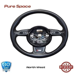 Genuine Audi A6 C7/.5 2012–2018 Multi-Function Steering Wheel OEM 8X0419091L - Picture 1 of 16