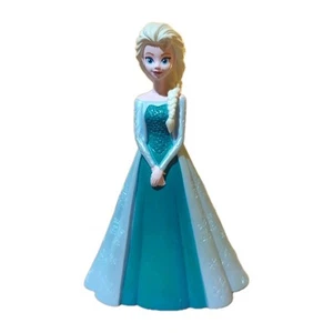 Frozen Elsa Figur Münzbank geformt Kunststoff mit Stopper Disney Parks Vintage - Bild 1 von 7