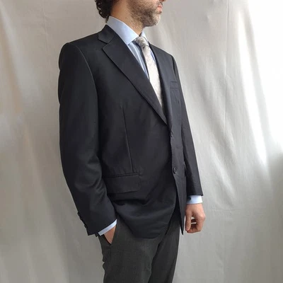 Chaqueta blazer para hombre Canali talla 42R dos botones 100 % lana abrigo... - Imagen 1 de 4