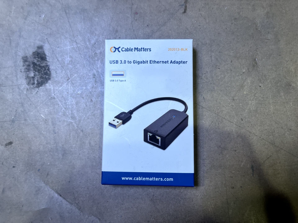 [NEW] Cable Matters USB 3.0 to Gigabit Ethernet Adapter - Image 1 of 1