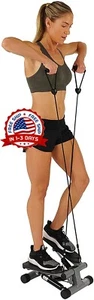 Mini Stepper W/ Monitor Resistance Bands Best Workout Women Ejercicio Para Mujer - Picture 1 of 8