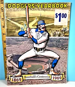 ๐ฅ 1969 Los Angeles Dodgers Official Yearbook HIGH GRADE!!๐ฅ - Picture 1 of 6