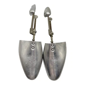 Vintage 1930's Made in England for Neiman Marcus Aluminum Shoe Trees Sz 10/11 - Picture 1 of 4