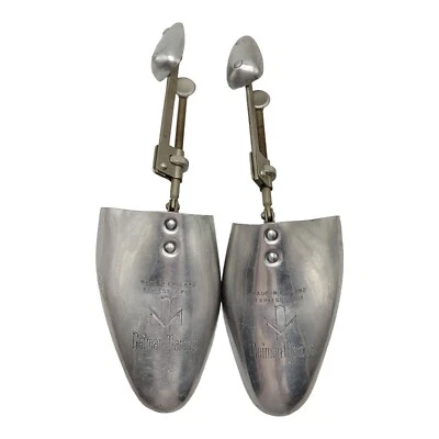 Vintage 1930's Made in England for Neiman Marcus Aluminum Shoe Trees Sz 10/11 - Image 1 of 4