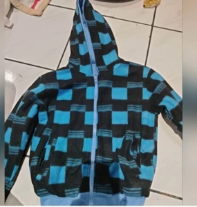 Youth Fleece Zip-up Hoodie Reversible Boys Medium - Picture 1 of 1