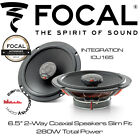 Focal Icu165   Integration 165Mm 65 2 Way Coaxial Speakers Slim Fit Kit