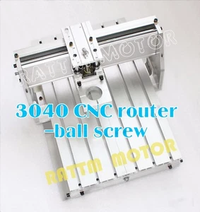 【eu】 3040 Desktop Ball Screw CNC Router Engraving Milling Frame Kit+43mm Clamp - Imagen 1 de 7