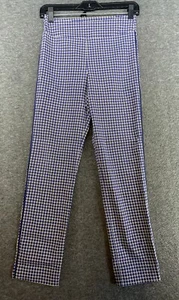 Pantalones ajustados elásticos para mujer Margaret M talla pequeña con estampado geométrico azul - Imagen 1 de 17