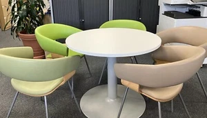 Mollie Designer Chairs By John Coleman set of 6 mixed colours rrp over £5k - Picture 1 of 15