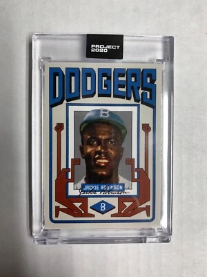 READ Jackie Robinson 2020 Topps Project 2020 Brooklyn Dodgers by GROTESK #210 - Image 1 of 2