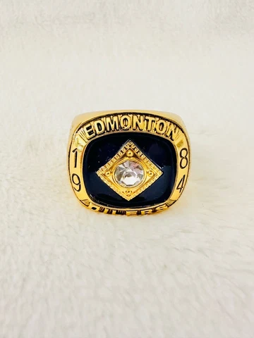 1984 Edmonton Oilers Stanley Cup Championship Ring, 🇺🇸 SHIP Cover