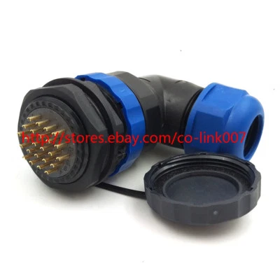 SD28 24pin Waterproof Connector, IP67 Electronic Bulkhead Connector Plug Socket - Image 1 of 3