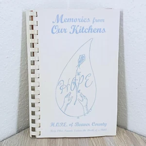 Cookbook Memories From Our Kitchens HOPE of Beaver County 2007 Beaver Falls PA - Imagen 1 de 8