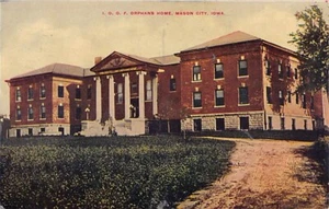 MASON CITY, IA ~ ODD FELLOWS ORPHANAGE ~ used 1910 - Picture 1 of 2