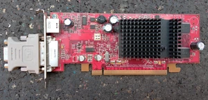 DELL ATI Radeon X600 128MB DDR PCIe - perfil bajo - no probado - Imagen 1 de 5