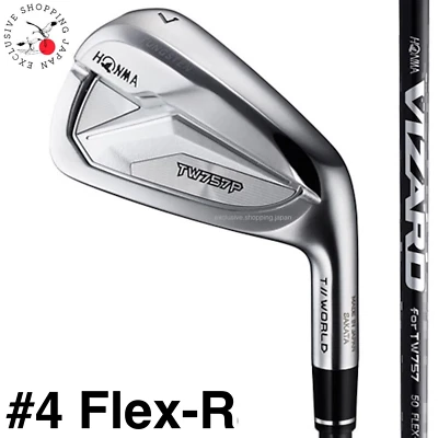 HONMA Golf Tour World Iron Club #4 TW757P Vizard Graphite Shaft 50 Flex R MTO - Image 1 of 4