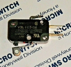 MICRO SWITCH V3L-103-D8 Basic Schnappschalter - Rollenhebel lange Lötfrist - Bild 1 von 5