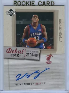 2005-2006 Upper Deck novato debut baloncesto autógrafo de novato calor - Imagen 1 de 2