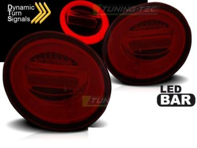Paire feux arriere VW New Beetle 98-05 Full LED Rouge Fume - Immagine 1 di 4