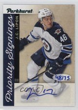 2016 Upper Deck Parkhurst Priority Signings /75 JC Lipon #PS-JL Rookie Auto RC
