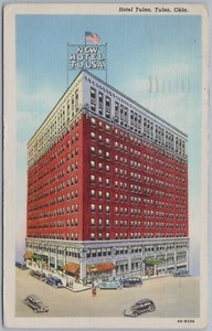 Hotel Tulsa, Tulsa, Oklahoma, Linen Postcard - Picture 1 of 2