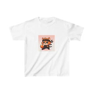 Ninja Kitty Kids T-Shirt - Cute & Stealthy Cat Graphic Tee - Picture 1 of 3