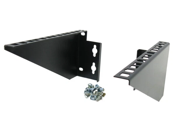 CNAweb 4U 19" Network Rack Bracket for Wallmount Vertical Hang or Desk Mount - Image 1 of 4