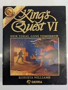 King's Quest VI: Heir Today, Gone Tomorrow MS-DOS 3.5" PC Game Big Box - Picture 1 of 21
