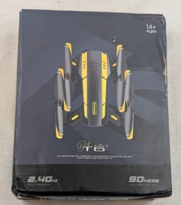 T6 Drone New In Box, Foldable, Carry Case, SD Dual Camera OPEN BOX - Picture 1 of 5