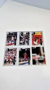 1998 Upper Deck Michael Jordan STICKER CARDS Lot of 6 Vintage - Picture 1 of 18