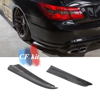 Carbon Fiber Rear Splitter Side Lip For Mercedes Benz E-Class W207 Coupe GT 11Up - Image 1 of 4