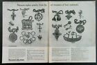 1978 MUSEUM COLLECTIONS Museum Replica Jewelry 2 Page Magazine Ad