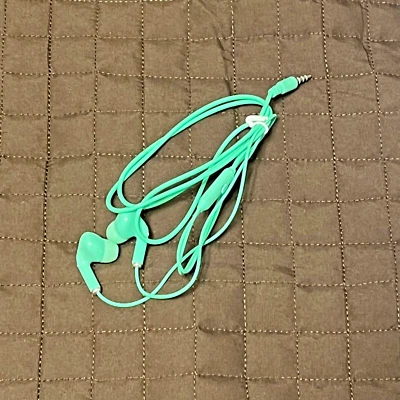 Auriculares de moda 3,5 mm cian, amarillo, verde menta, blanco, negro, rosa, gris con micrófono Foto 1 de 4