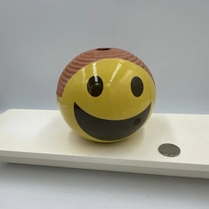 Chia Haustier Smiley Gesicht Emoji Terrakotta Keramik Übertopf 4,5" Samen nicht enthalten - Bild 1 von 8