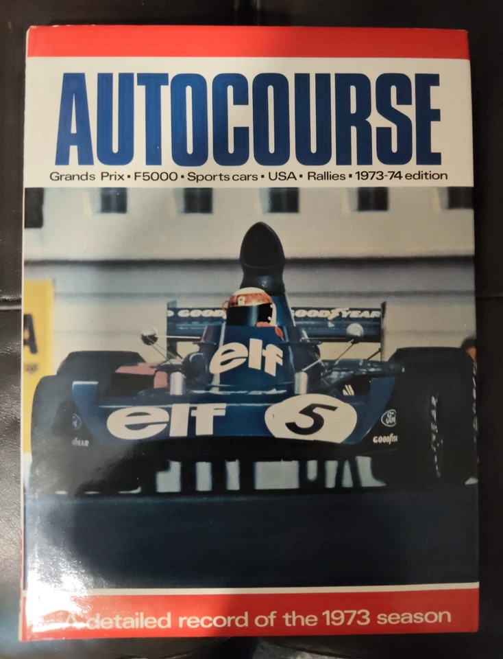 Autocourse 1973-74  Vintage Edition Automobile Racing Specialist Hardcover Book - Image 1 of 3