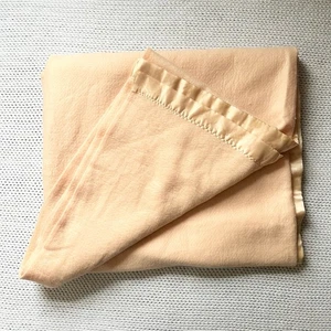 Orange Pfirsich Acryl Fleece Handarbeit Stolz in Amerika Melissa volle Decke Überwurf - Bild 1 von 9