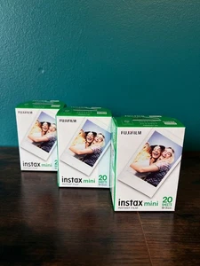 Fujifilm Instax Mini Instant Film - 60 Exposures - White - Picture 1 of 2